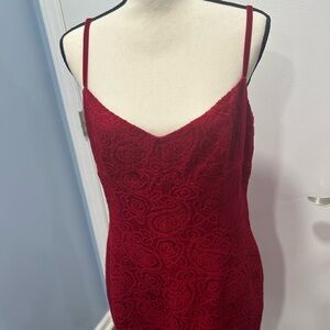 Red Lace Dress